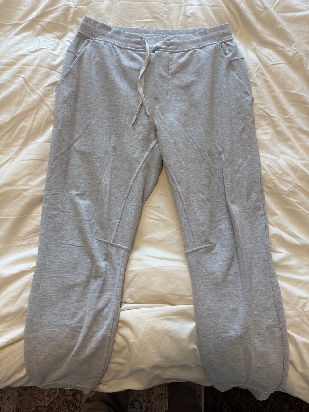 lululemon athletica Men's Light Gray Drawstring Joggers